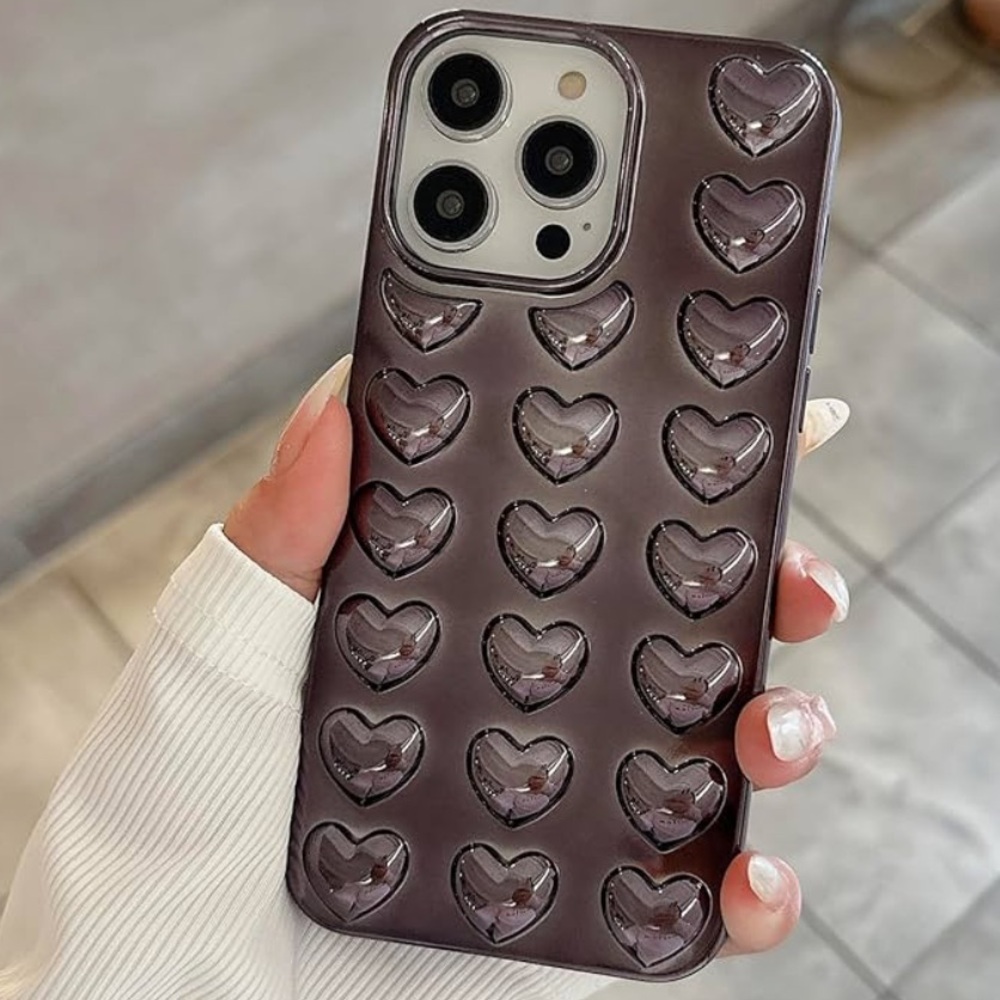 BNIB Heart Dark Chrome IPhone 15 Pro Max Case
